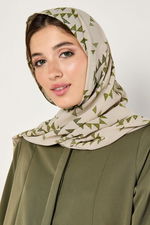 Heratige Inspired Abaya with Printed Sleeve Cuffs and Veil product image 2