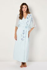 Maternity Robe and Gown Set with Embroidery product image 1