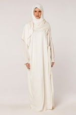 Bridal Prayer Dress with Side Tie and Matching Veil product image 1