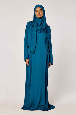 Side Tie Prayer Dress with Matching Veil product image