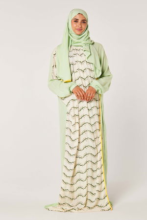 Side Tie Prayer Dress with Matching Veil product image