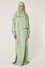 Open Side Prayer Dress with Matching Veil product image 1