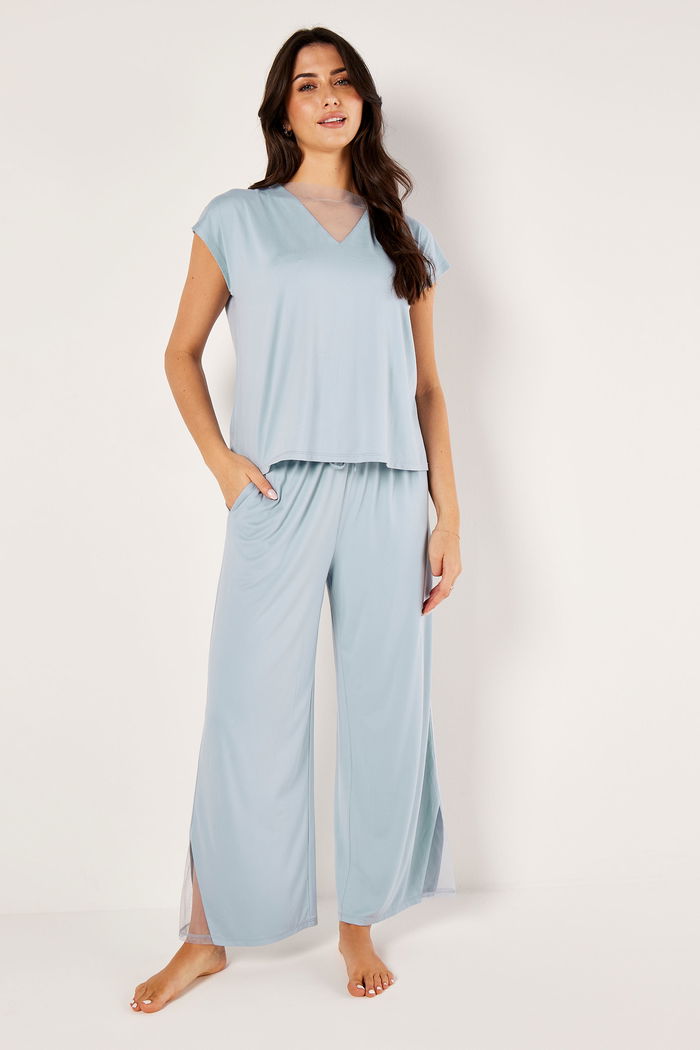 Tulle Embellished Pyjama Set product image 1