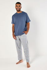 Classic Striped Two-Piece Pajama Set for Men product image 1