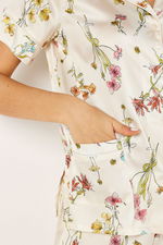 Flower Printed Satin Pyjama Set product image 4