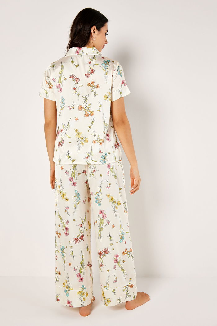 Flower Printed Satin Pyjama Set product image 6