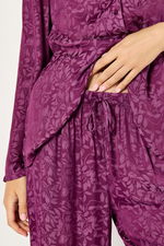 Satin Jacquard Buttoned Pyjama Set product image 4