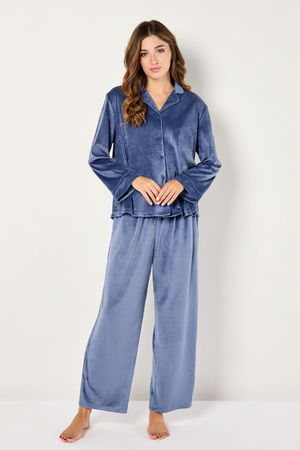 Fleece Pyjama Set with a Classic Cut product image