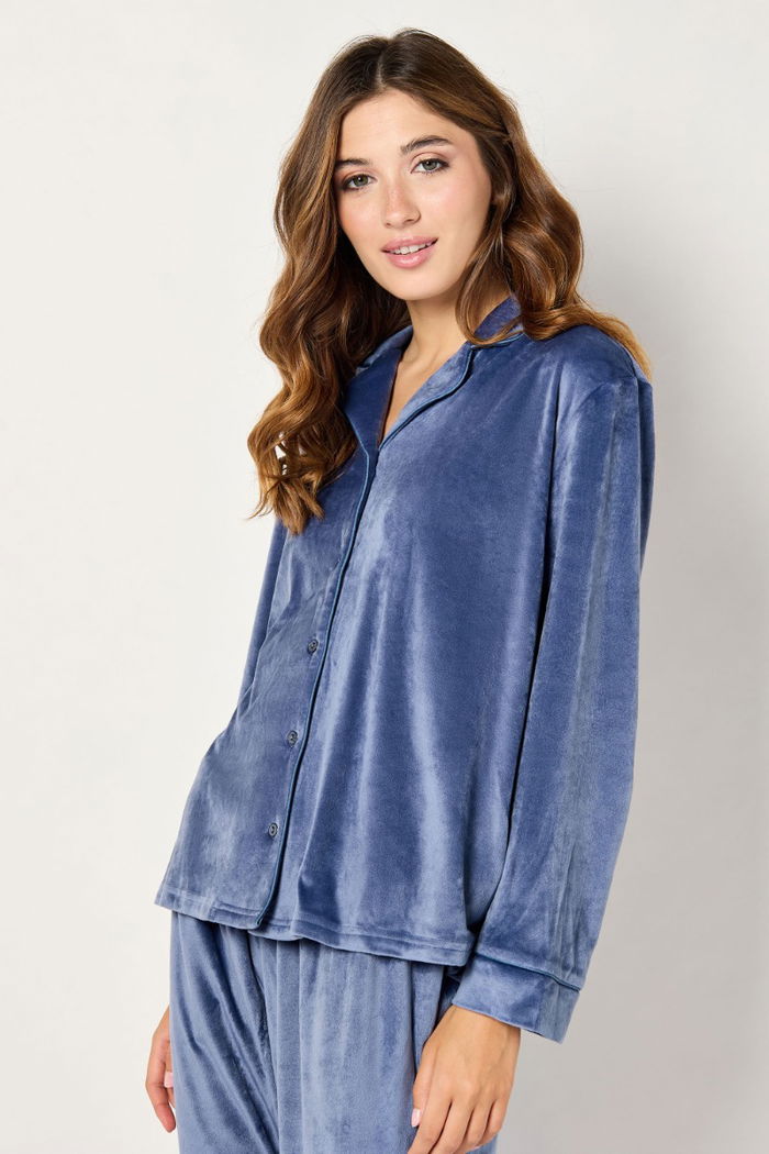 Fleece Pyjama Set with a Classic Cut product image 2