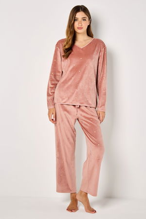 Soft Velour Pyjama Set with Foil product image