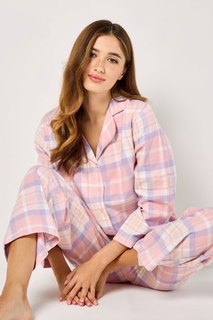 Flannel Pyjama Set with Check Print product image