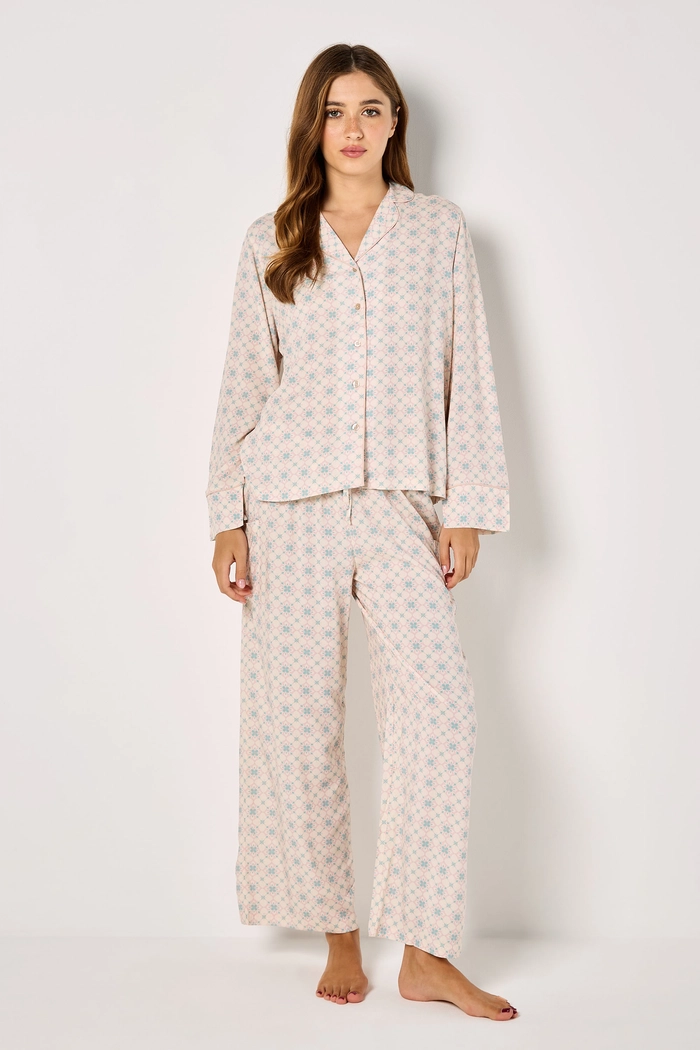 Flannel Pyjama Set with Check Print product image 1