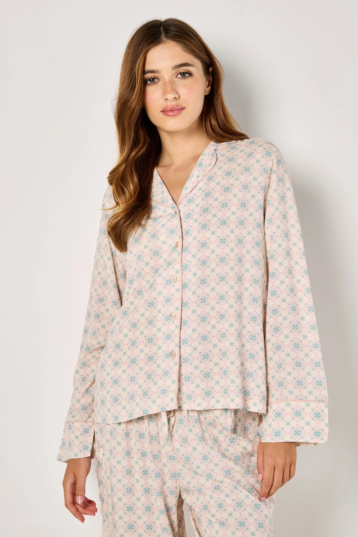 Flannel Pyjama Set with Check Print product image 2