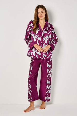 Floral Printed Satin Pyjama Set product image