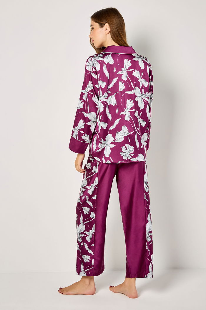 Floral Printed Satin Pyjama Set product image 3