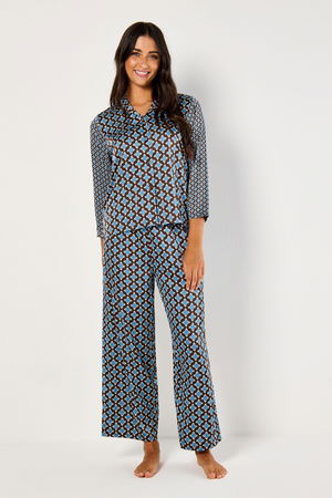 Classic Satin Printed Pyjama Set product image