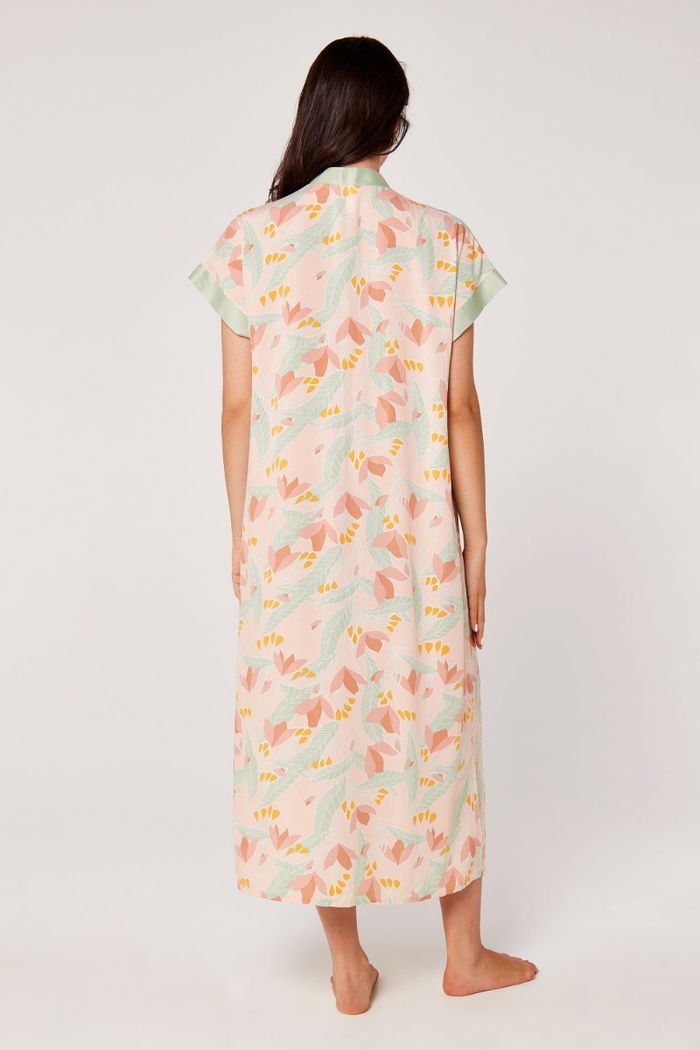 Midi Printed Dress with Box Pleats product image 4