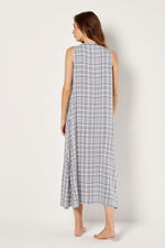 Long Nightgown with Check Print product image 2