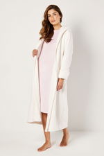 Midi Fleece Nightgown with Long Sleeves product image 5