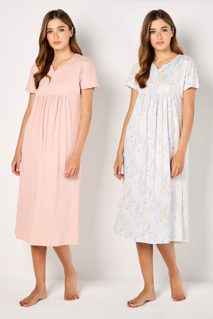 Set of 2 Night Gowns with Short Sleeves product image 1