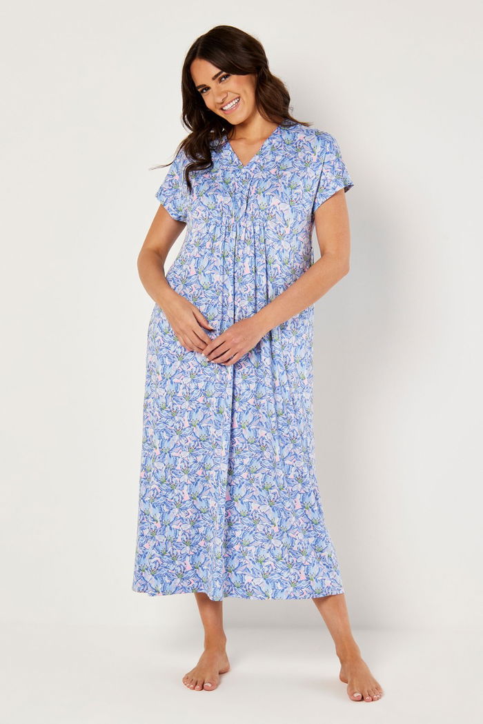 Shirred Floral Night Gown product image 2