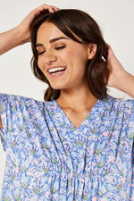 Shirred Floral Night Gown product image 3