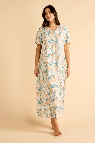 Cream Printed Dress product image