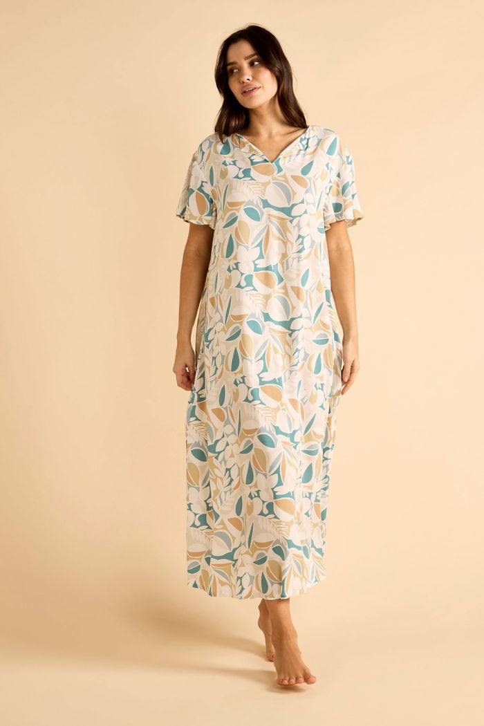 Cream Printed Dress product image 1