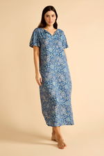 Blue Printed Dress product image 1