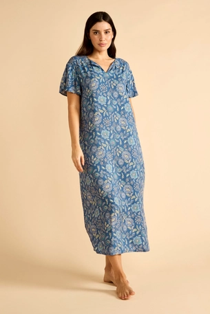 Blue Printed Dress product image