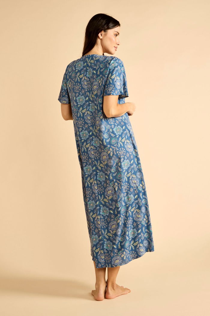 Blue Printed Dress product image 4