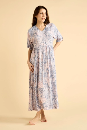 Long Printed Dress with Pockets product image