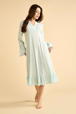 Midi Night Gown with Wide Sleeves product image 1