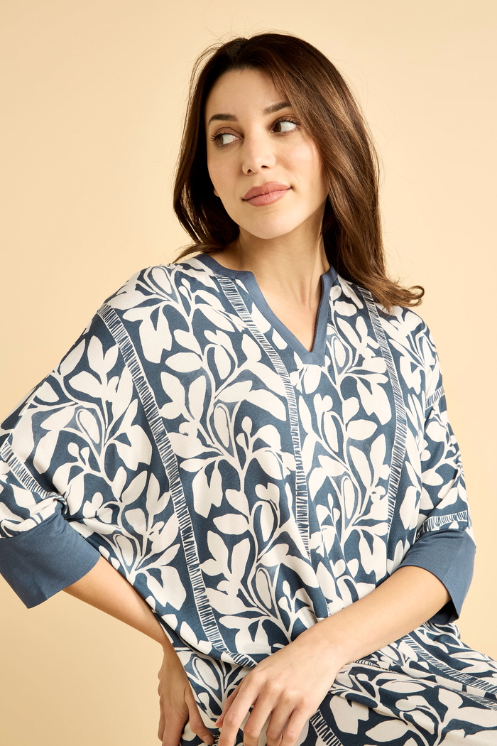 Wide-Cut Printed Night Gown product image 3