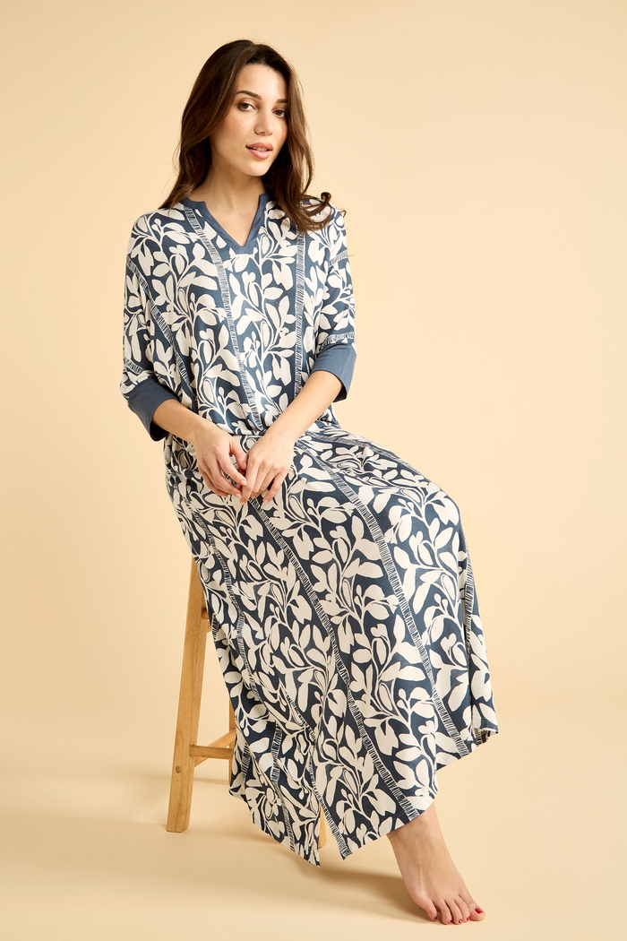 Wide-Cut Printed Night Gown product image 1