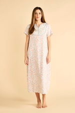 Night Gown with Square Piping Design product image 1