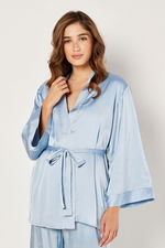 Satin Robe with Fleece Lining product image 2