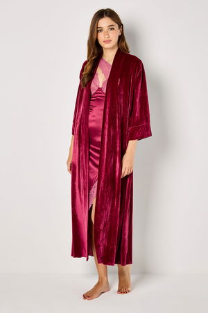 Velvet Belted Robe product image