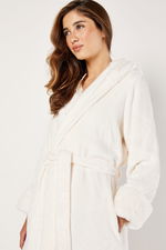 Fluffy Winter Robe with Hood product image 4