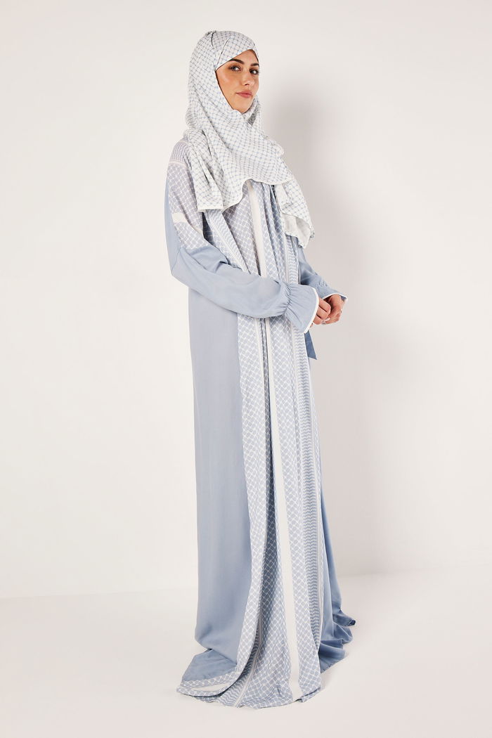 Side Open Prayer Dress with Arabic print product image 3