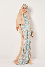 Open Side Tie Prayer Dress with Printed Side product image 3