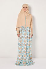 Zippered Prayer Dress with Printed Skirt product image 1