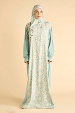 Printed Prayer Dress with Zipper product image 1