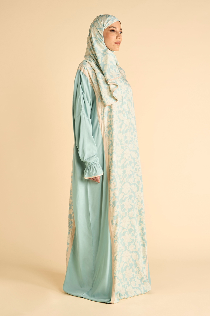 Printed Prayer Dress with Zipper product image 2