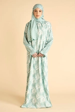 Printed Side Open Prayer Dress product image 1