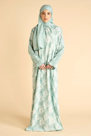 Printed Side Open Prayer Dress product image