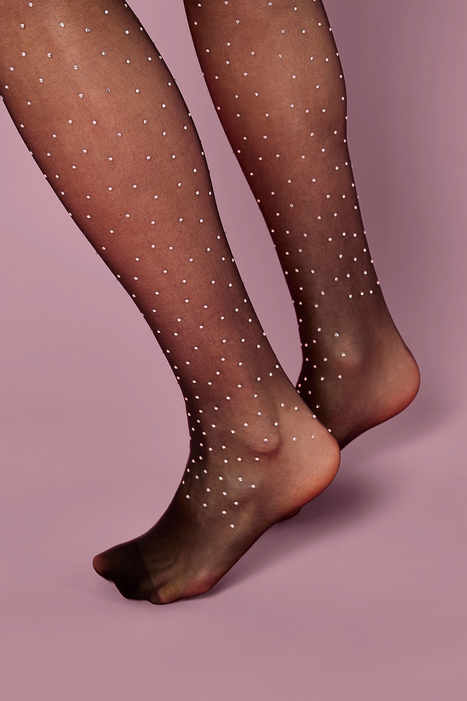 Radiate Love Long Hula Hoop tights embellished with rhinestones