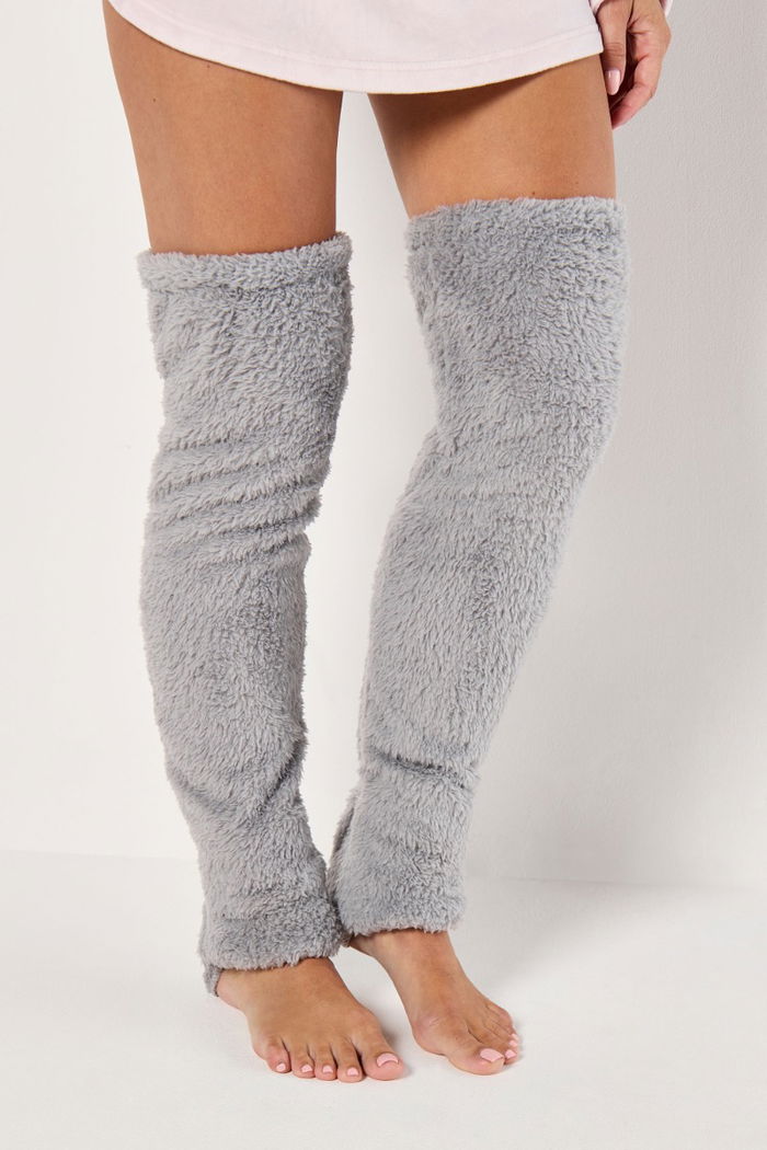 High Knee Fur Winter Socks product image 2