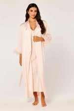 Feathered Sleeve Maxi Robe product image 2