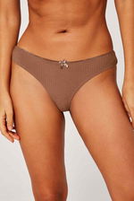 Everyday Ribbed Thong Panty product image 3